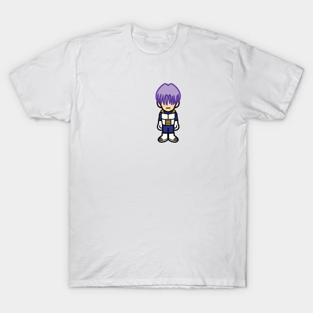 Trunks in Saiyan Armor T-Shirt by dvdcartoonz